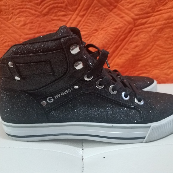 g by guess high top sneakers